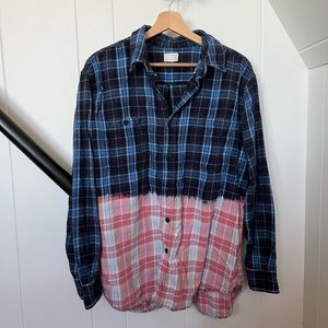 Urban Outfitters Blue/Pink Flannel